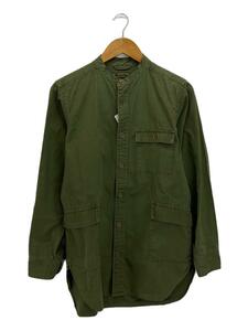 Nigel Cabourn◆長袖シャツ/44/コットン/GRN/無地/80330010010