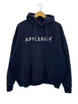 APPLEBUM◆ロゴ/パーカー/XXL/コットン/NVY/裏起毛_画像1