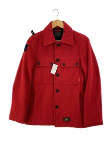 WTAPS◆ジャケット/1/ウール/RED/無地/122LTDT-JKM05