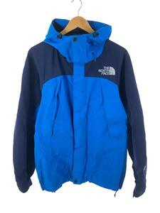 THE NORTH FACE◆MOUNTAIN JACKET_ゴアテックスマウンテンジャケット/M/ナイロン/BLU/無地