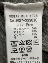 URBAN RESEARCH◆セーター(薄手)/FREE/ポリエステル/GRY/UR07-22S010_画像4