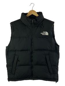 THE NORTH FACE◆NUPTSE VEST_ヌプシベスト/L/ナイロン/BLK