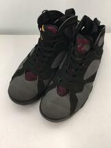 NIKE◆AIR JORDAN 7 RETRO/エアジョーダンレトロ/ブラック/304775-034/28cm/BLK/レサ_画像2