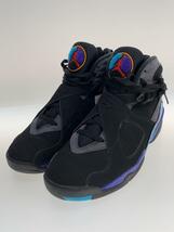 NIKE◆AIR JORDAN 8 RETRO/エアジョーダンレトロ/ブラック/305381-025/28cm/BLK_画像2