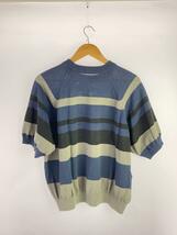 SUNSEA◆20ss/Border Sweater/1/コットン/NVY/ボーダー/20s51_画像2