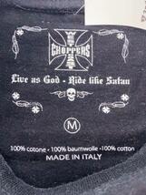 WEST COAST CHOPPERS/Tシャツ/M/レザー/BLK_画像3