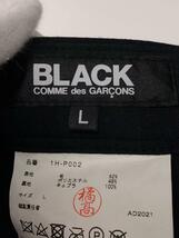 BLACK COMME des GARCONS◆ボトム/L/ウール/GRN/チェック/1H-P002_画像4