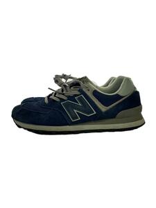 NEW BALANCE◆ML574/ネイビー/27.5cm/BLU/ML574EVN