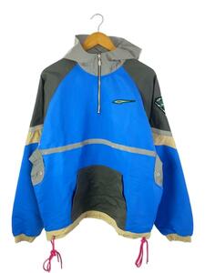 PUMA◆20SS/アノラックジャケット/ハーフジップ/ナイロンジャケット/M/ナイロン/BLU/596755-41