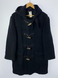 BROMPTON* duffle coat /36/ wool /NVY/ plain 