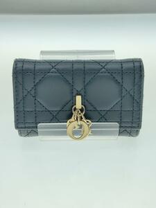 Christian Dior◆キーケース/羊革/BLK/レディース/43-MA-0223