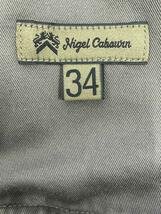 Nigel Cabourn◆11SS BRITISH ARMY PANT/ボトム/リネン/インディゴ/無地/8010050400_画像4