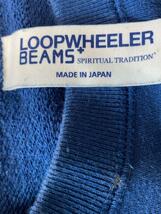 LOOPWHEELER◆THE LOOP/スウェット/M/コットン/BLU_画像3