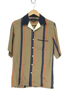 3.1 Phillip Lim◆半袖シャツ/XS/レーヨン/BRW/ストライプ/S172-2390WASMBowler Striped Shirt