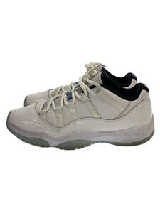 NIKE◆AIR JORDAN 11 RETRO LOW_エアジョーダン 11 レトロ ロー/27.5cm/WHT