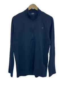 THE NORTH FACE◆L/S FLASHDRY ZIP UP_ロングスリーブフラッシュドライジップアップ/XL/ポリエステル/B