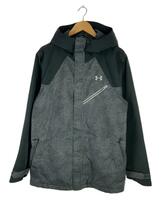 UNDER ARMOUR◆ジャケット/L/ナイロン/GRY/総柄/1280789_画像1