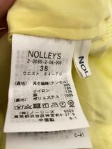 NOLLEY’S◆22SS/シアースラブミドル丈フレアスカート/38/-/イエロー/無地/2-0035-2-06-009_画像5