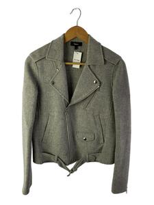 theory* double rider's jacket /S/ wool /GRY/01-7109603-026-902