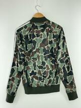 adidas◆CAMO SST TRACK TOP/ジャージ/S/ポリエステル/カーキ/カモフラ/BS4959_画像2