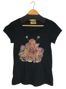 HYSTERIC GLAMOUR◆Tシャツ/FREE/コットン/BLK/01221CT09/IBUKI SWEETS Tシャツ