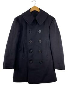 U.S.NAVY*NAVAL CLOTHING FACTORY/ pea coat /-/ wool /NVY