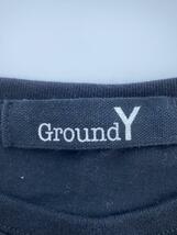 Ground Y◆Tシャツ/L/コットン/BLK/無地/GR-T50-070_画像3