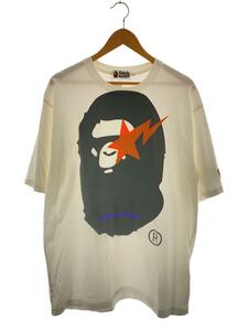 A BATHING APE◆Tシャツ/L/コットン/WHT/001CS1231905C