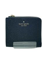 kate spade new york◆2つ折り財布/-/BLK/無地/レディース/K4711_画像1