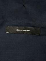 JOURNAL STANDARD◆ウォッシャブルコットンリネンVISワイドパンツ/38/レーヨン/NVY/ストライプ/23030400905010_画像4