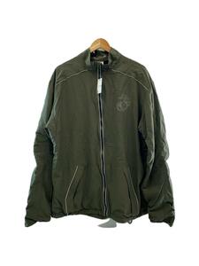 NEW BALANCE◆ナイロンジャケット/M485000 JACKET/USA製/USMC/L/ナイロン/カーキ