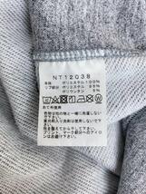 THE NORTH FACE◆HEATHER LOGO CREW SWEAT_ヘザー ロゴ クルー スウェット/XL/ポリエステル/GRY/プ_画像4