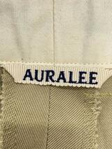 AURALEE◆WASHED FINX CHINO WIDE TUCK/ボトム/1/コットン/ベージュ/A7AP02CN_画像4