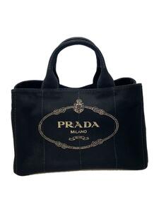 PRADA◆CANAPA/トートバッグ/キャンバス/ブラック/1BG439