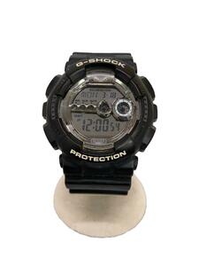 CASIO◆gshock G-SHOCK/腕時計/デジタル/ラバー/BLK/GD-100BW