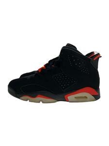 NIKE◆AIR JORDAN 6 RETRO/エアジョーダンレトロ/ブラック/384664-060/28.5cm/BLK