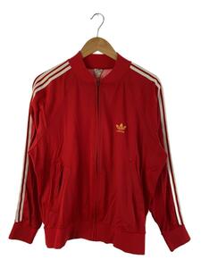 adidas◆ジャージ/O/ポリエステル/RED