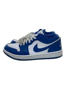 NIKE◆AIR JORDAN 1 LOW_エア ジョーダン 1 ロー/24cm/BLU