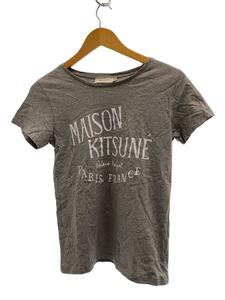 MAISON KITSUNE◆Tシャツ/S/コットン/GRY/プリント/SS16W743