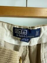 POLO RALPH LAUREN◆ボトム/-/コットン/BEG_画像4