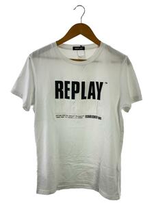 REPLAY◆Tシャツ/M/コットン/WHT