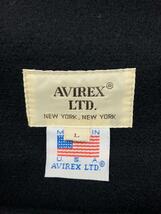 AVIREX◆直営店限定/MELTON DUFFLE COAT/ダッフルコート/L/ウール/BLK/2192003_画像3