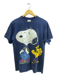 TULTEX◆90S/スヌーピー/USA製/Tシャツ/M/コットン/NVY