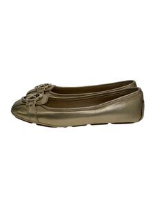 MICHAEL KORS◆パンプス/US5.5/GLD/FULTON MOC BALLET FLATS