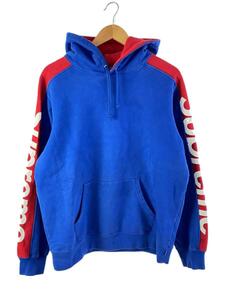 Supreme◆18ss/sideline hooded sweatshirt/パーカー/M/コットン/BLU