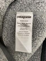 patagonia◆フリースジャケット/L/ポリエステル/GRY/25527FA17_画像4