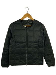 TAION* down jacket /M/ nylon /BLK/ plain /TAION-W105