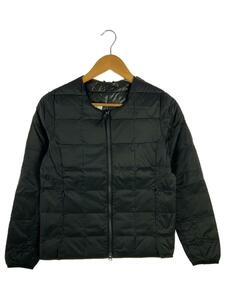 TAION* down jacket /M/ nylon /BLK/ plain /TAION-W105