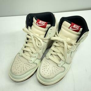 NIKE◆DUNK HIGH/ダンクハイ/ホワイト/407920-106/24.5cm/WHTの画像2