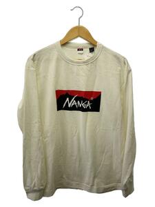NANGA◆長袖Tシャツ/M/コットン/ホワイト/NW-2311-1G206
